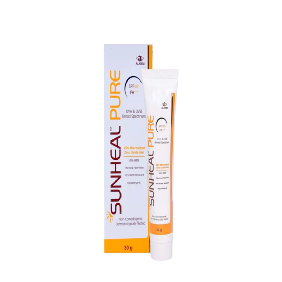 Sunheal Pure SPF 50+ Gel, 30gm