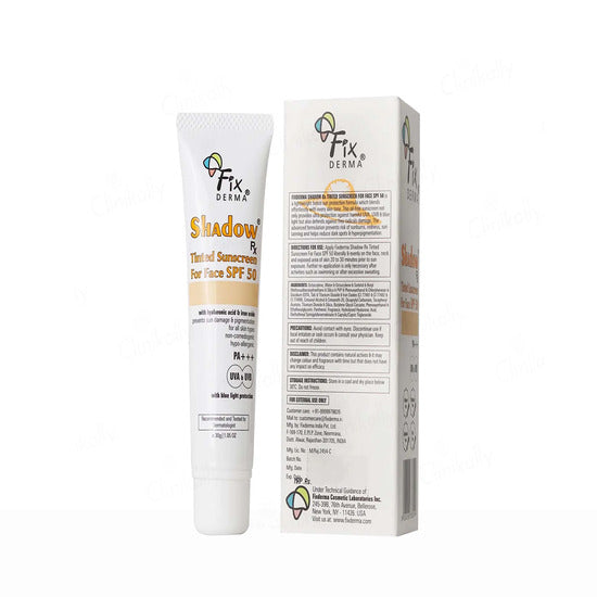 Fixderma Shadow Rx Tinted Sunscreen For Face SPF 50 PA+++,