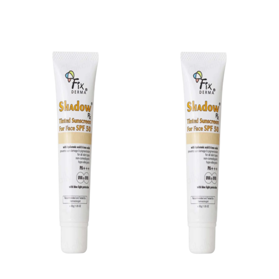 Fixderma Shadow Rx Tinted Sunscreen For Face SPF 50 PA+++,