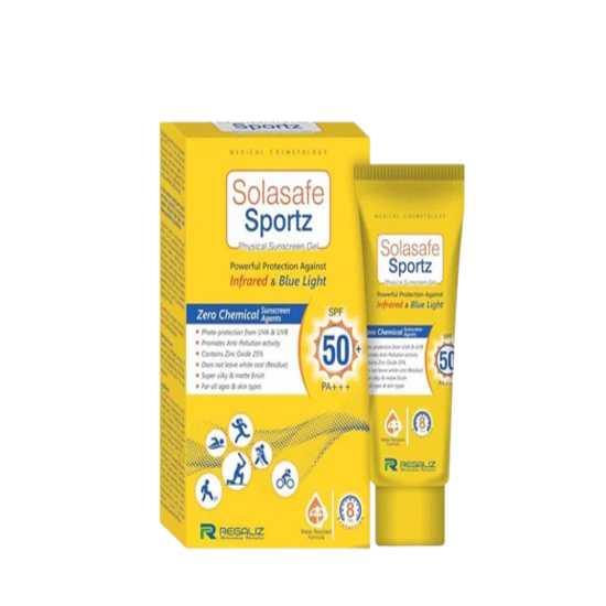 Solasafe Sportz Sunscreen Gel Spf 50+ Pa+++, 50gm