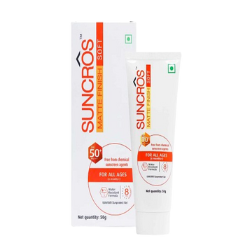 Suncros Matte Finish SPF 50+ Pa +++ Gel, 50g