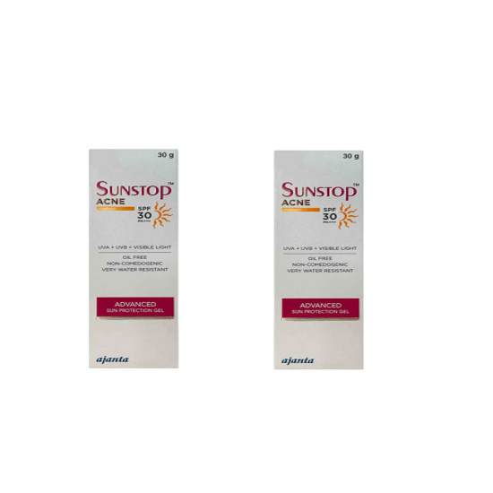 Sunstop Acne SPF 30 PA +++ Sunscreen Gel,