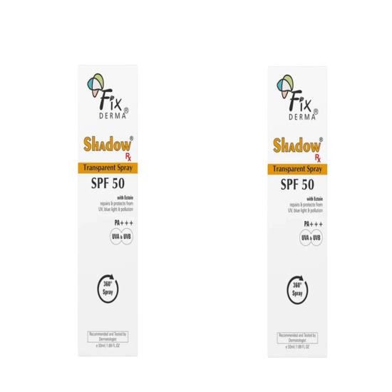 Fixderma Shadow Rx Transparent Spray Sunscreen SPF 50 PA+++