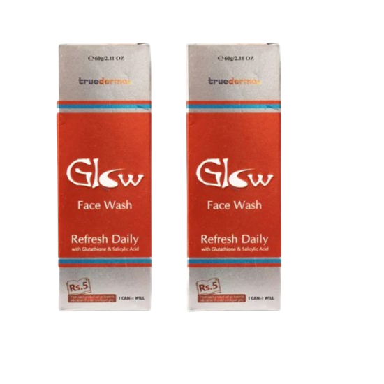 True Derma Glow Face Wash Refresh Daily,