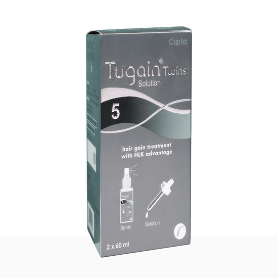 Tugain Twins 5 Solution (60ml Each) 120ml