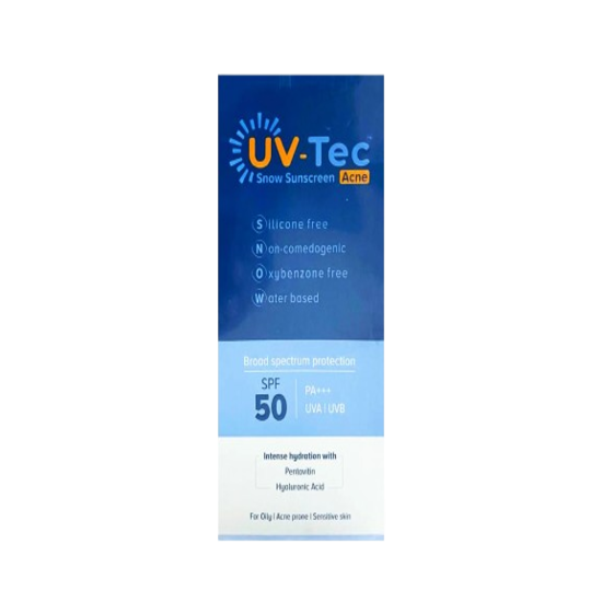 UV Tec Snow Sunscreen Acne SPF 50 PA+++ 50gm