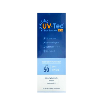 UV Tec Snow Sunscreen Acne SPF 50 PA+++ 50gm
