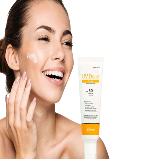 UV Doux D-Tan Aqua Sunscreen Lotion SPF 50 PA++++ 50ml