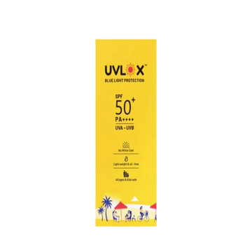 Uvlox Blue Light Protection Sunscreen SPF 50+ PA++++ 50gm