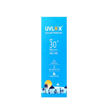 Uvlox Blue Light Protection Sunscreen SPF 30+ PA++++ 50gm