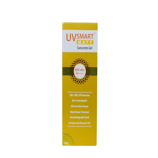 UVsmart Matt Sunscreen SPF 40+ Gel (50g)