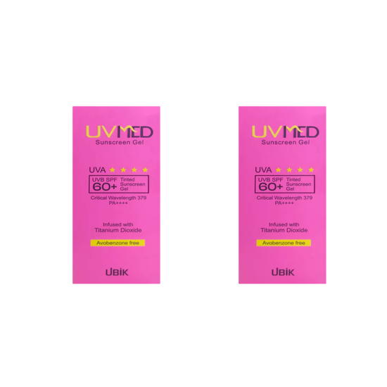 Uvmed Tinted Sunscreen Gel SPF 60+ PA++++