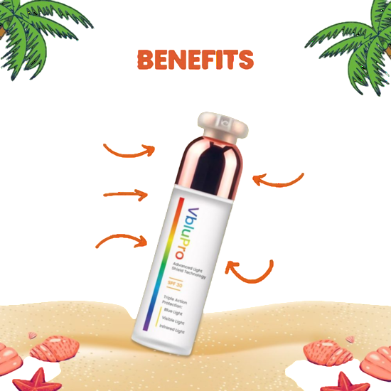 VbluPro Advanced Light Shield Sunscreen SPF 30, 30gm