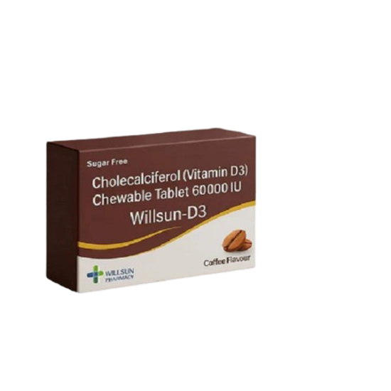Willsun D3 Tablets 1x4 Caps PACK OF 3