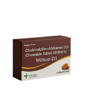 Willsun D3 Tablets 1x4 Caps PACK OF 3