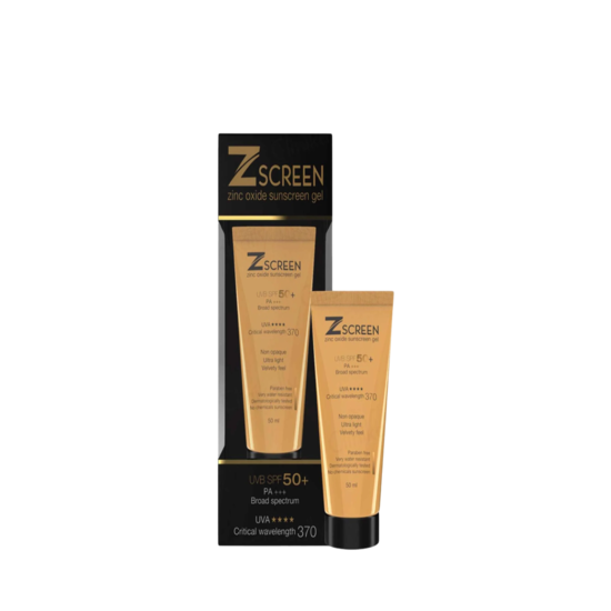 Z Screen Zinc Oxide Sunscreen Gel SPF 50+ PA+++ 50ml