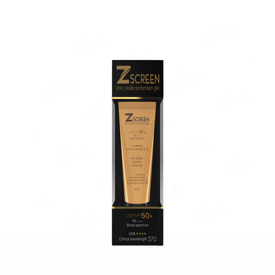 Z Screen Zinc Oxide Sunscreen Gel SPF 50+ PA+++ 50ml