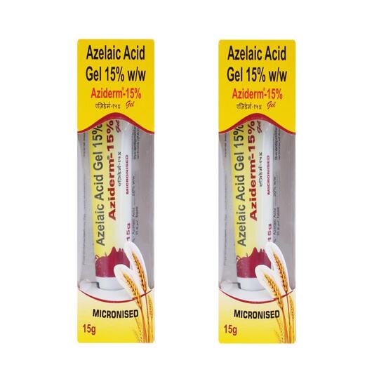 Aziderm 15% Gel, 15gm