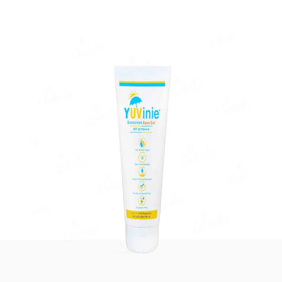 Yuvinie Sunscreen Aqua Gel SPF 30 PA+++ 50gm,