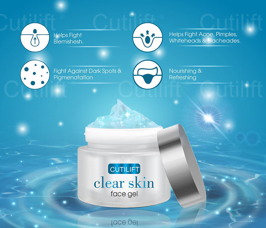Cutilift Clear Skin Face Gel, 50gm