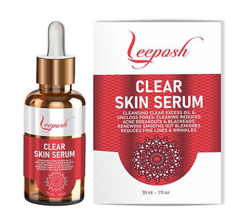 Cosderma Leeposh Clear Skin Serum 12% Niacinamide Serum + Zinc PCA 2% for Acne, Spot, Scars, Marks Melasma, 30ml