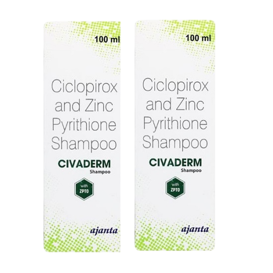 Civaderm Anti-Dandruff Shampoo, 100ml
