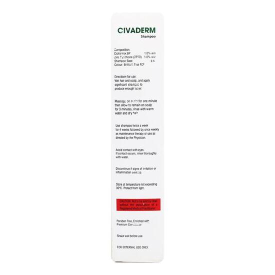 Civaderm Anti-Dandruff Shampoo, 100ml