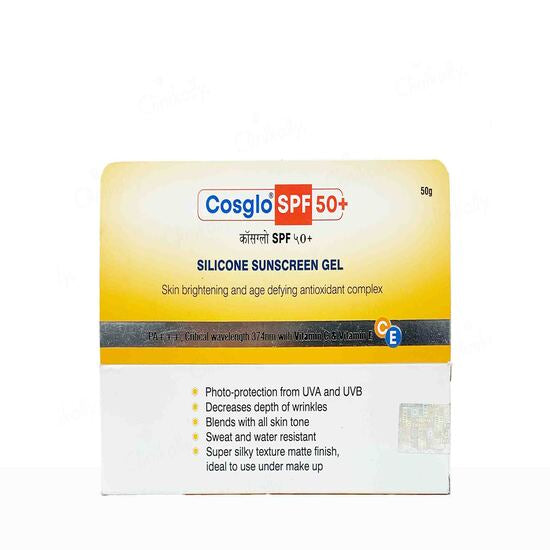 Cosglo SPF 50+ PA+++ Sunscreen Gel, 50gm