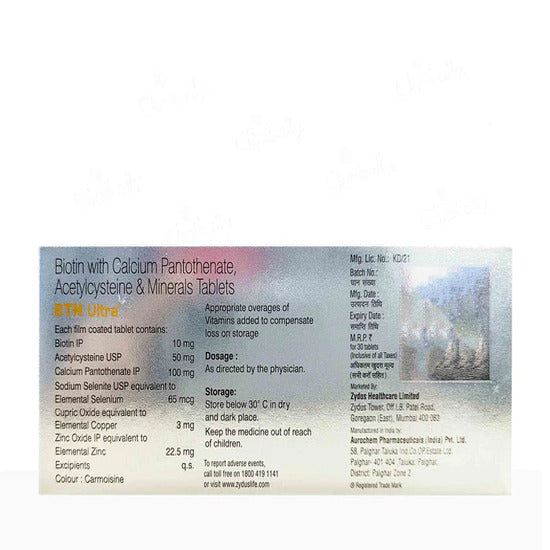 BTN Ultra Tablet 30 Tablets