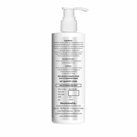 Hydra Q Oil-Free Moisturizing Cream with Ceramide Complex, 250ml