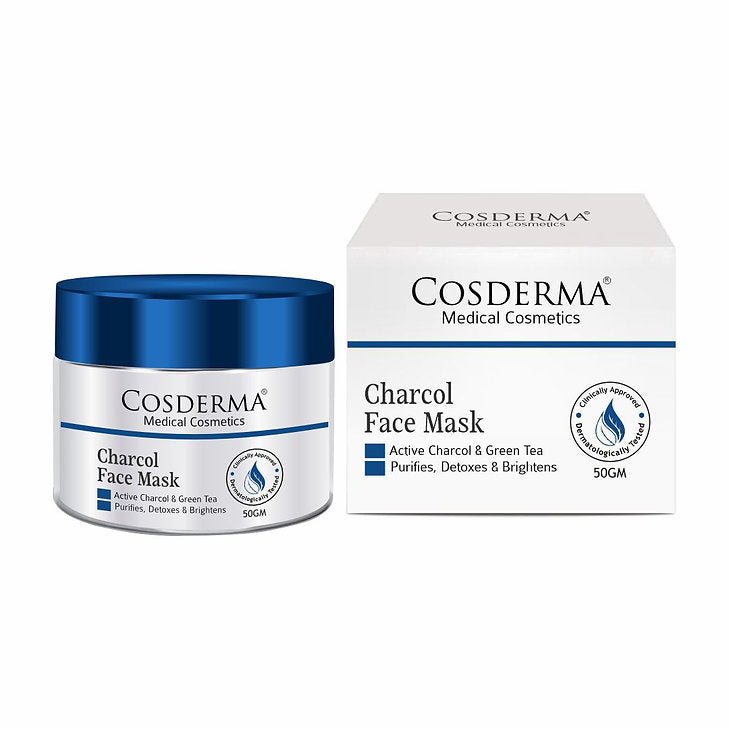 Cosderma Charcoal Face Mask, 50gm