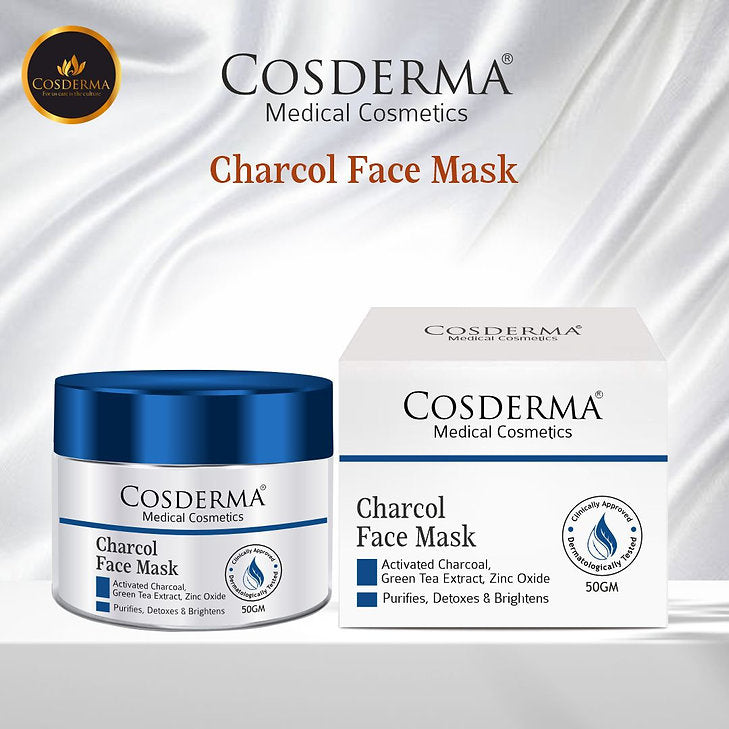 Cosderma Charcoal Face Mask, 50gm