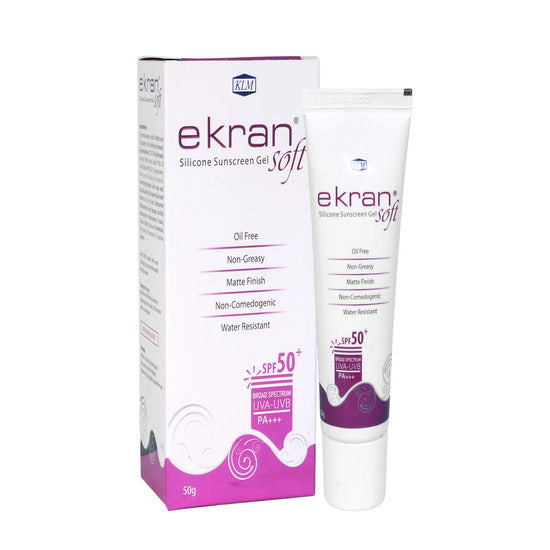 Ekran Soft Spf 50+ Silicone Sunscreen Gel, 50g
