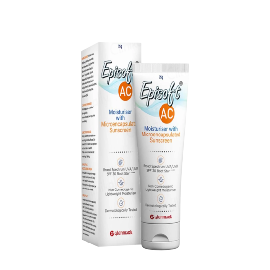 Episoft AC Sunscreen Cream SPF 30, 75gm