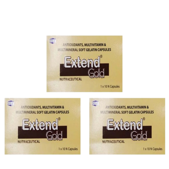 Extend Gold Soft Gelatin Capsule 3 x 10 Tab