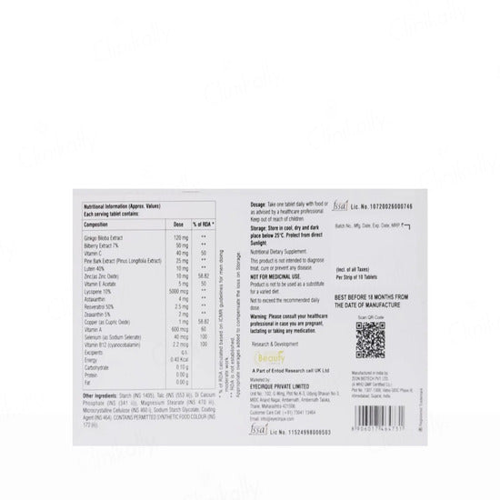 Eyecirque Essential Eye Supplement Tablet 3 x 10 Tab