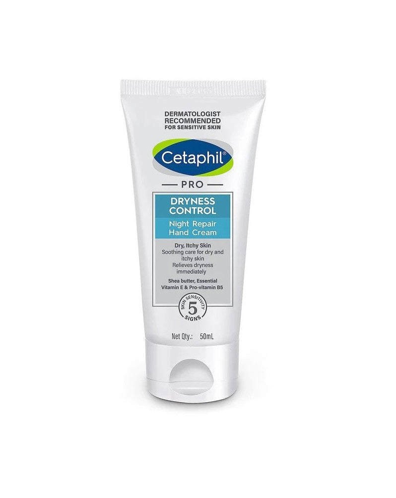 Cetaphil PRO Dryness Control Night Repair Hand Cream, 50ml