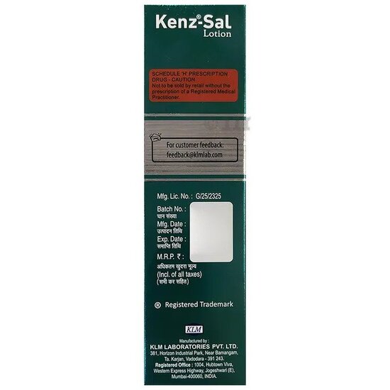 Kenz-Sal Lotion 60ml, PACK OF 2