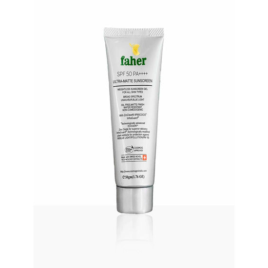 Faher Ultra Matte Sunscreen SPF 50 PA+++, 50gm