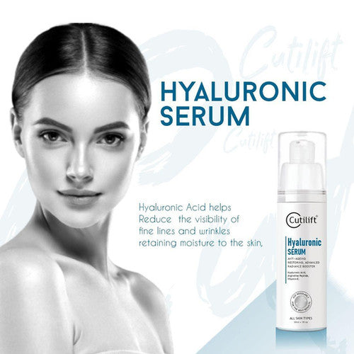Cutilift Hyaluronic Serum - Anti-Aging, Hydrating & Skin Firming Serum, 30ml