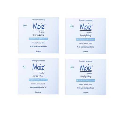 Moiz moisturizing syndet bar 75gm, PACK OF 4