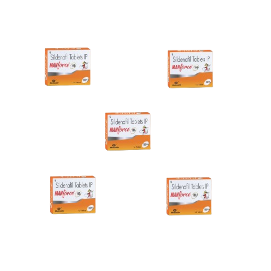 Manforce 100mg 1 x 4 Tab Pack of 5