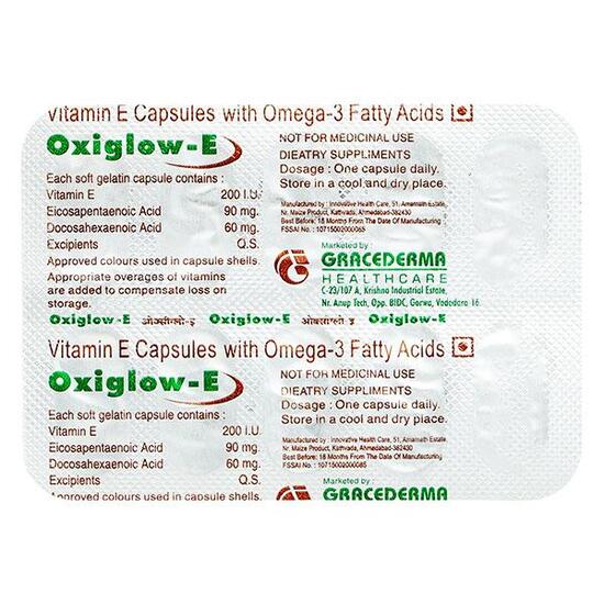 Oxiglow-E Strip Of 10 Cap, PACK OF 3