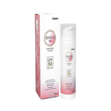 Rivela Tint Sunscreen Lotion SPF 50, 50ml