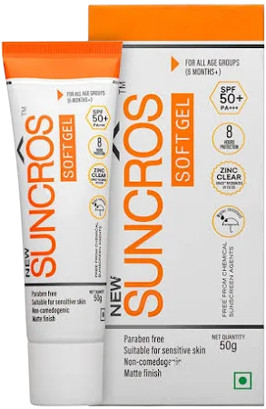 Suncros Soft Gel SPF 50+ PA+++, 50g