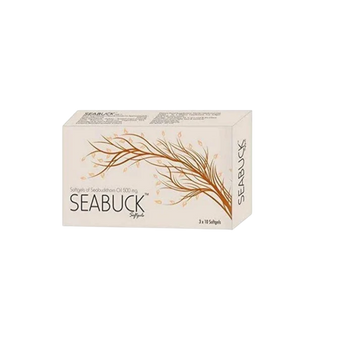 Seabuck Sea Buckthorn Seed Oil Supplement 500mg - (30 Softgel Cap)