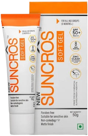 Suncros Soft Gel SPF 50+ PA+++, 50g