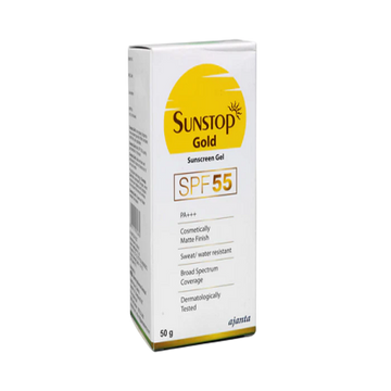 SunStop Gold Sunscreen Gel SPF 55 PA+++, 50GM