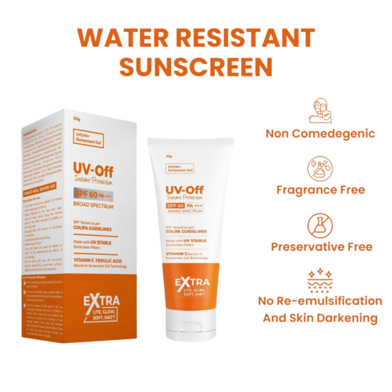 UV OFF SUNSCREEN SPF 60, 50gm