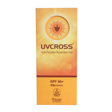 Uvcross SPF 50+ Anti-Pollution Sunscreen Gel, 50gm